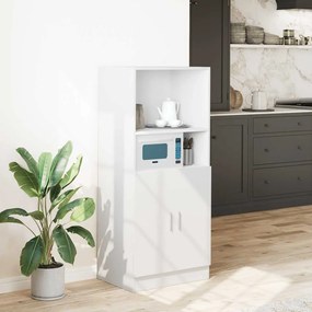 Armário de cozinha 57x41,5x131,5 cm derivados de madeira branco