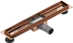 Mexen Flat corpo para ralo linear 60 cm, ouro rosa - 1615060