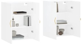 Armários de parede 2 pcs 69,5x34x90 cm branco
