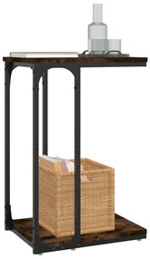 Mesa de apoio 40x30x60 cm derivados de madeira carvalho fumado
