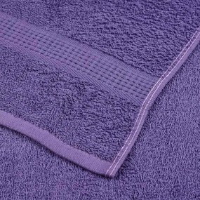 Toalhas de mãos 2 pcs 30x30 cm 360 gsm 100% algodão roxo