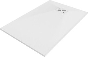 Mexen Hugo base de duche retangular SMC 100 x 80 cm, branco, tampa branca - 42108010-W