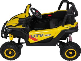 Buggy elétrico para Crianças 12V 4x4 Madman UTV-MX Rodas de espuma EVA Amarelo