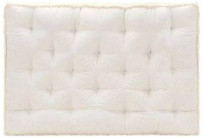 Almofadão para sofá de paletes 120x80x10 cm bege
