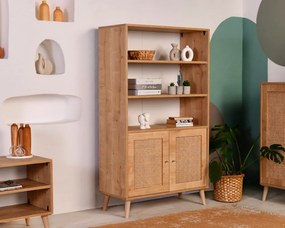Estante Hazeran – Carvalho – 40x90x110 cm