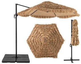 Cadeira de acampamento com guarda-chuva ajustável e bolsa de transporte portátil - verde