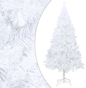 vidaXL Árvore de Natal artificial com ramos grossos 150 cm PVC branco