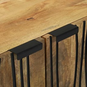 Buffet - 60 x 33,5 x 75 cm, feito de madeira de manga maciça.