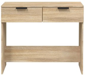 Mesa consola 90x36x75 cm derivados de madeira carvalho sonoma