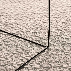 Tapete ZIZUR creme 200x290cm aspeto de juta interior e exterior