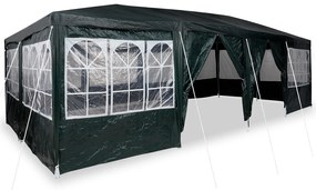 Tenda de Festa com 12 Paredes Verde 8x4 m PE
