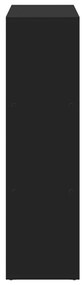 Estante divisória 102x29x103,5 cm derivados de madeira preto