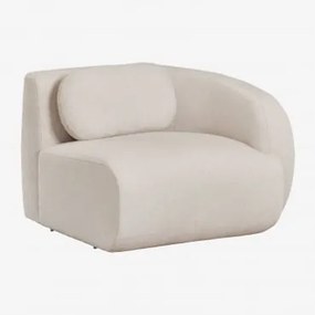 Módulo De Canto Direito Para Sofá Modular Em Chenille Marrakech Chenille Bege Creme - Sklum