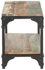 Mesa de centro 90x30x40 cm madeira recuperada maciça
