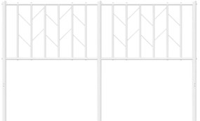 Cabeceira de cama 140 cm metal branco