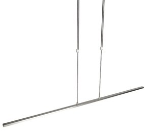 Candeeiro de suspensão moderno em aço com LED ajustável - Bold