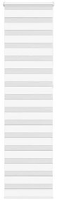 vidaXL Cortina de zebra 55x230 cm largura do tecido 50,9 cm poliéster