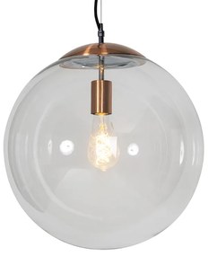 Candeeiro escandinavo de cobre com vidro transparente - Ball 40 Design,Moderno