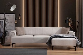 Sofá-Cama de Canto Hamlet – Ecru – 270x140 cm
