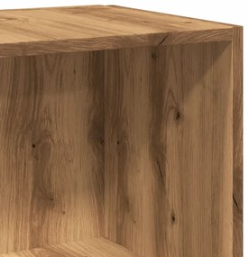 Mesa de apoio 33x33x34 cm derivados madeira carvalho artisiano