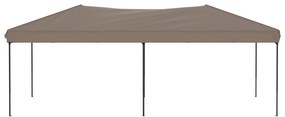 Tenda para festas dobrável 3x6 m cinzento-acastanhado