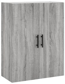 Armário alto 69,5x34x180 cm derivados de madeira sonoma cinza