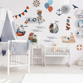 Autocolantes de parede - Pequenos marinheiros