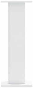 Suportes de colunas 2 pcs 30x30x80 cm derivados madeira branco