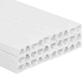 Calhas para cabos 25x16 mm 30 m PVC