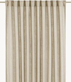 Cortinas opacas multi-banda Cecil, conjunto de 2, L 145 cm