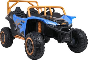 Buggy elétrico para Crianças 24V, 4x4 Arctic Cat WILDCAT XX, 2 Lugares Rodas Espuma EVA, assento couro Azul