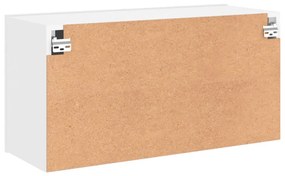 Móvel de parede para TV 80x30x41 cm branco