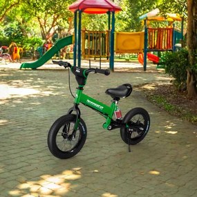 Bicicleta de equilíbrio para crianças 94 x 46 x 60 cm Verde escuro