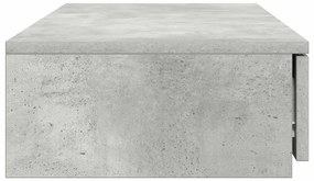 Camas com Gavetas vidaXL Cinza Concreto 80x36,5x16,5 cm Madeira Projet
