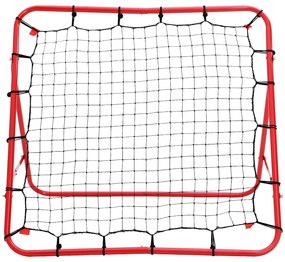 Rede de ressalto para futebol ajustável 100 x 100 cm