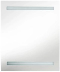 Armário espelhado para casa de banho com LED 50x13,5x60 cm
