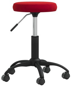 vidaXL Cadeira de jantar veludo vermelho tinto
