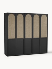 Roupeiro modular com portas de batente Jeanne, L 250 cm, vários tamanhos