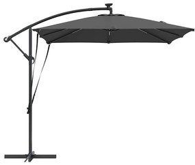 Guarda-sol de Bananeira Cantilever Antracite 249 x 249 x 250 cm