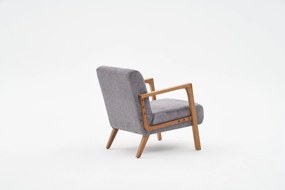 Cadeira Wing Kemer – Cinzento – 69x80x83 cm