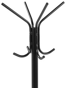 Bengaleiro preto 185 cm CLAXTON Beliani