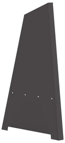 Fogueira Pyramid vidaXL Preta 50x45x95 cm Aço