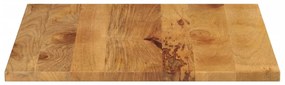 Tampo de mesa quadrado 70x70x3,8 cm mangueira maciça
