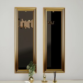 Conjunto de Espelhos Candy – Dourado – 30 cm x 90 cm x 3 cm