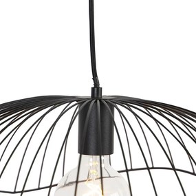 Candeeiro de suspensão de design preto 50 cm - Pua Design