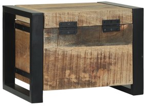 Baús de Armazenamento vidaXL 40x30x30cm em Madeira de Mangueira Maciça