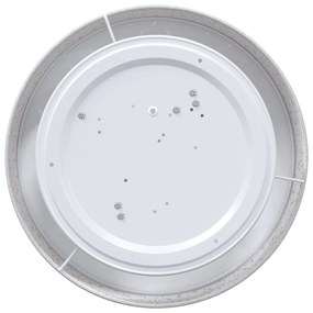 Luzes de Teto com Abajur Estelar Cinza Ø 38 cm Tecido E27
