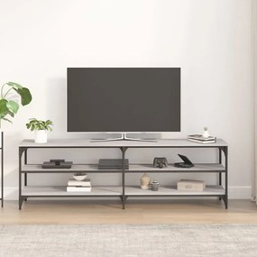 Móvel de TV 160x30x50 cm derivados de madeira cinzento sonoma