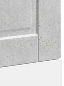 Painel máquina lavar louça Porto betão cinzento 45x1,5x67 cm