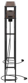 Cabeceira de armazenamento Carvalho castanho 120 cm